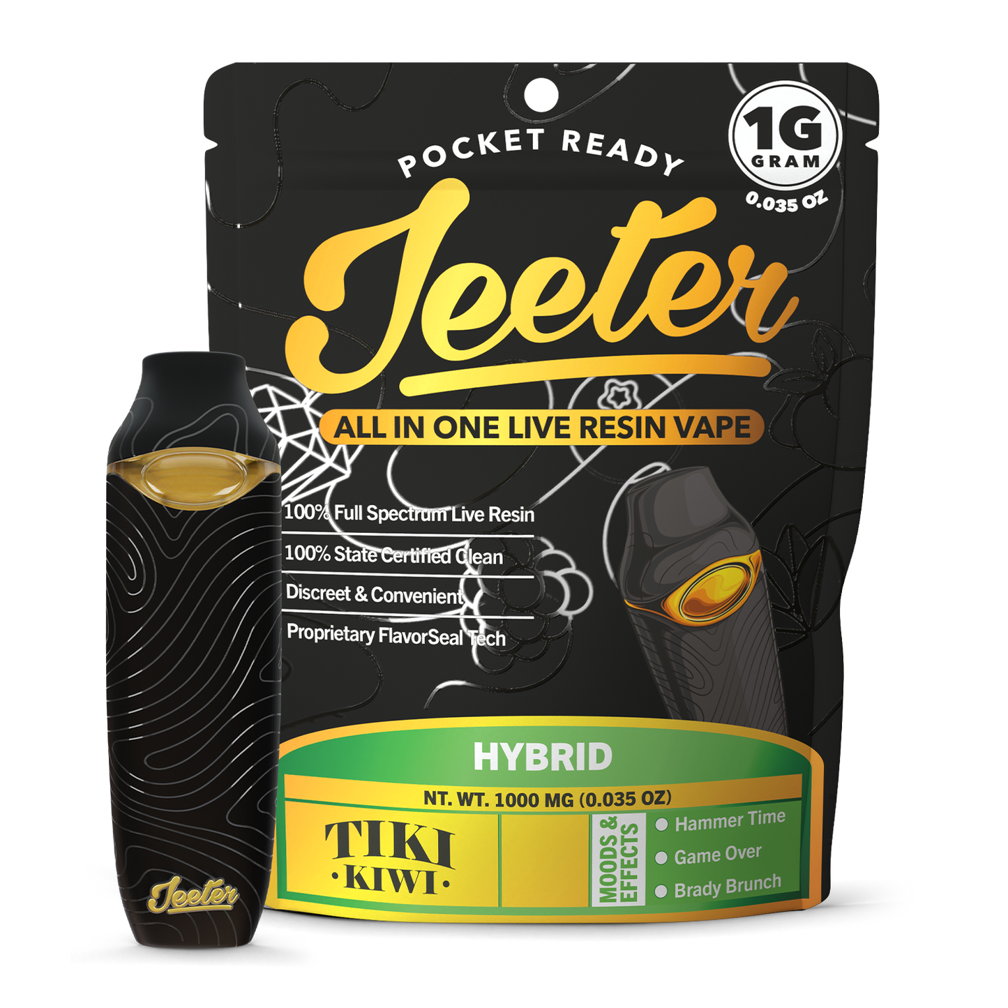 JEETERZ ( 1ML PRE-FILLED THC VAPE PEN )